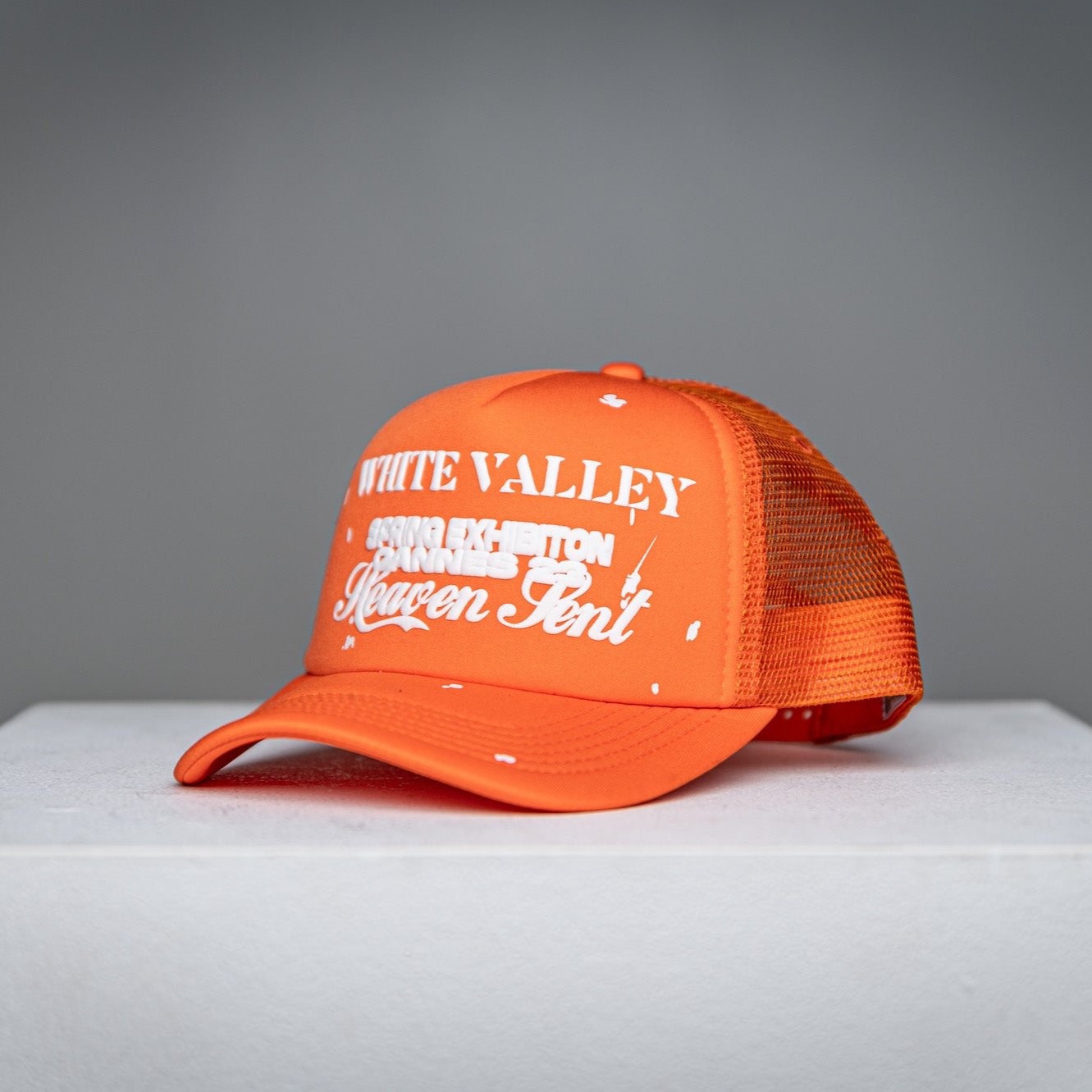 Cap White Valley Orange