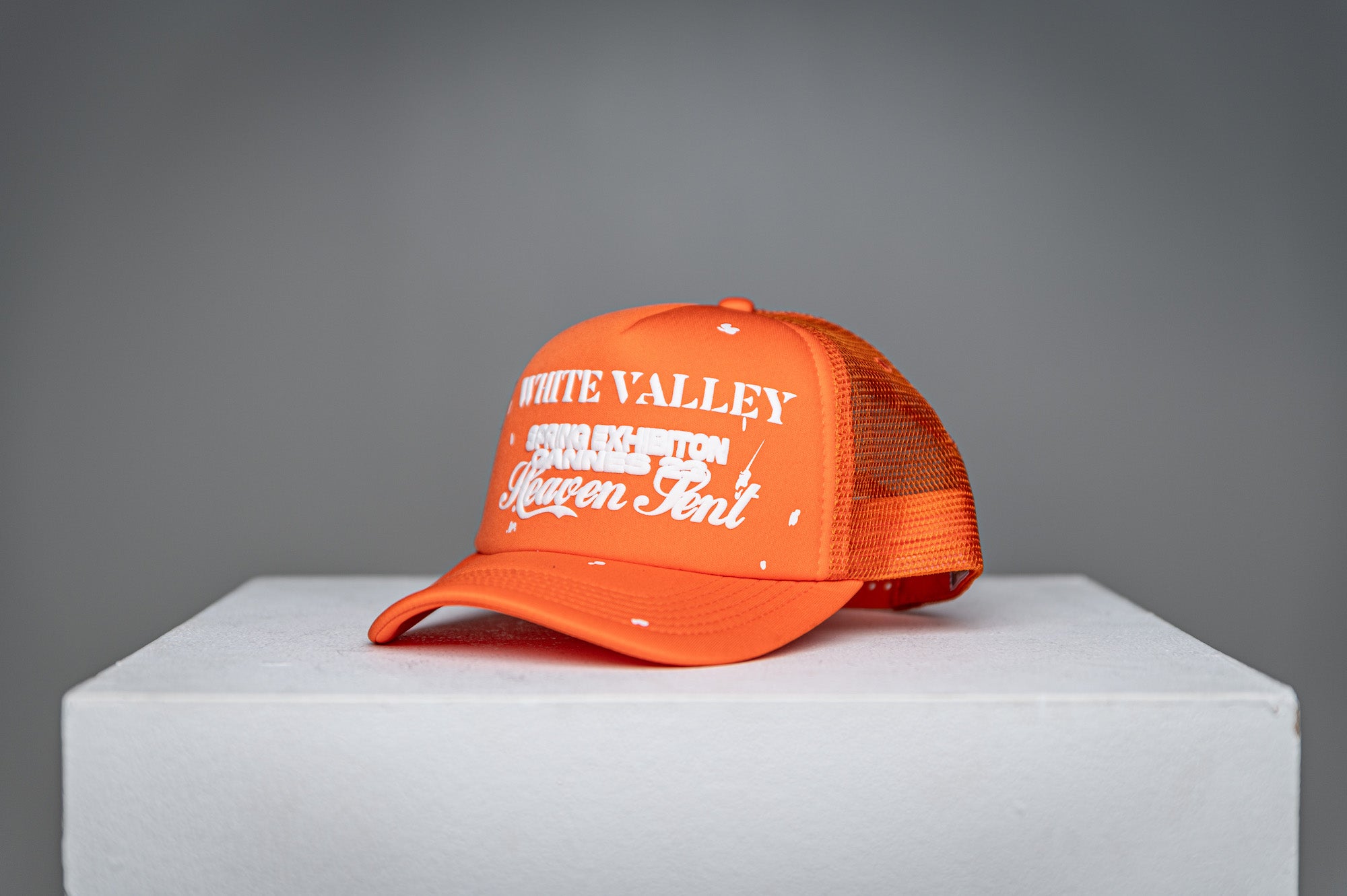 Cap White Valley Orange