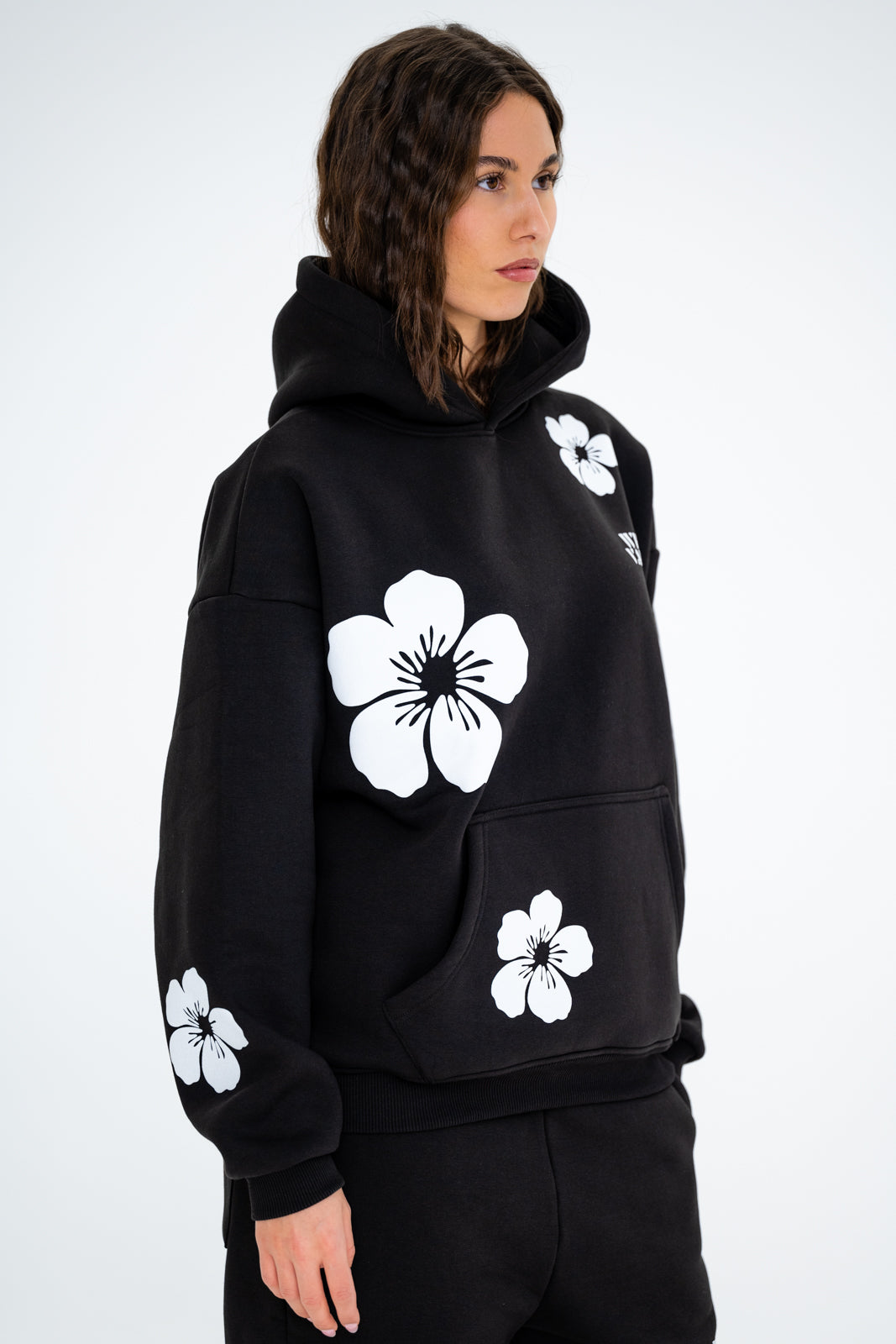 Flower Hoodie Black 2.Collection