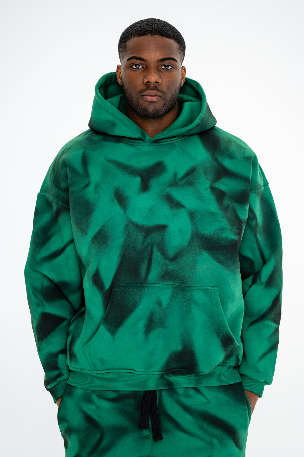 Graffiti Hoodie Green