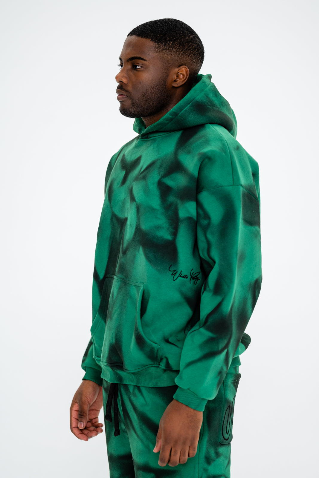 Graffiti Hoodie Green