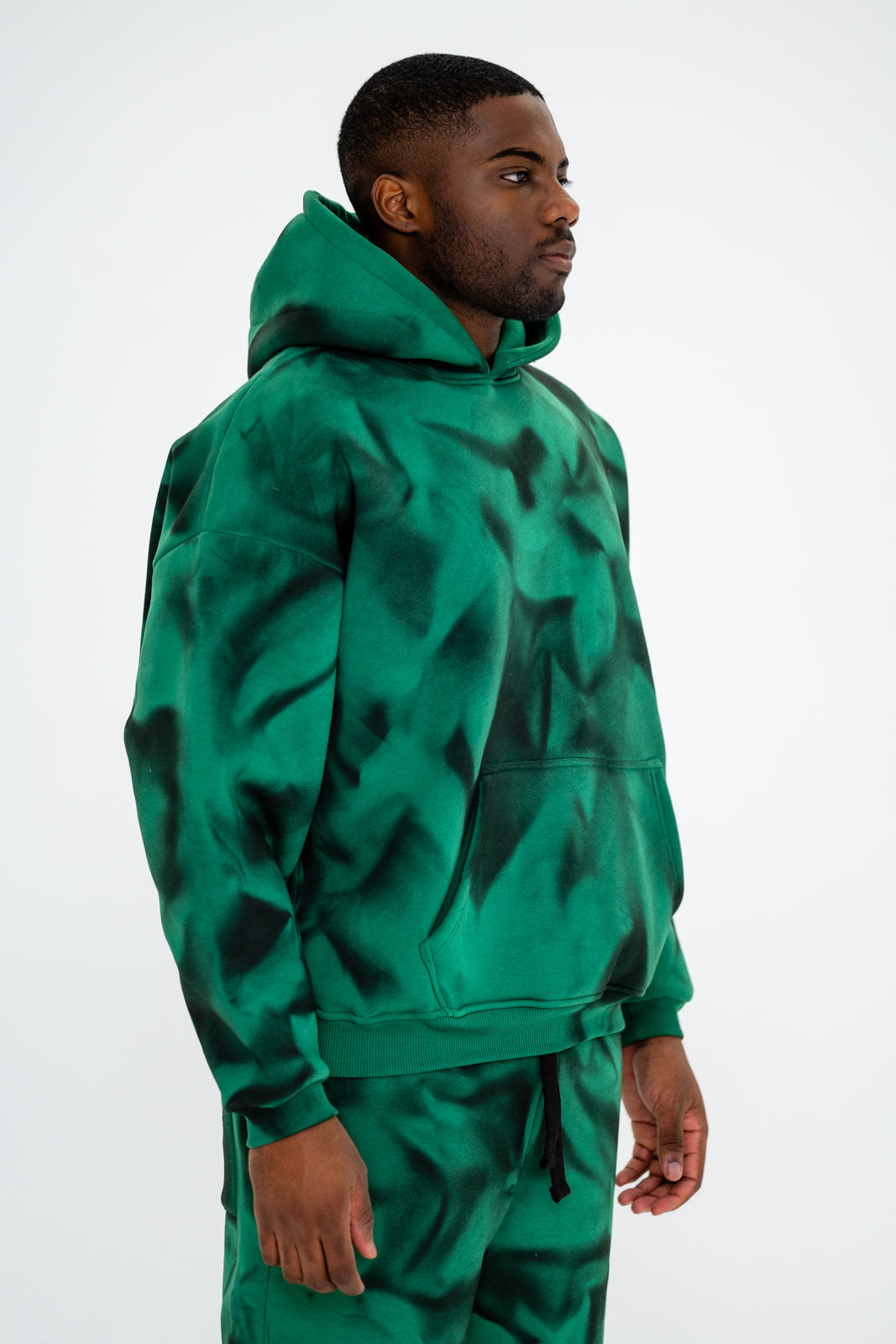 Graffiti Hoodie Green