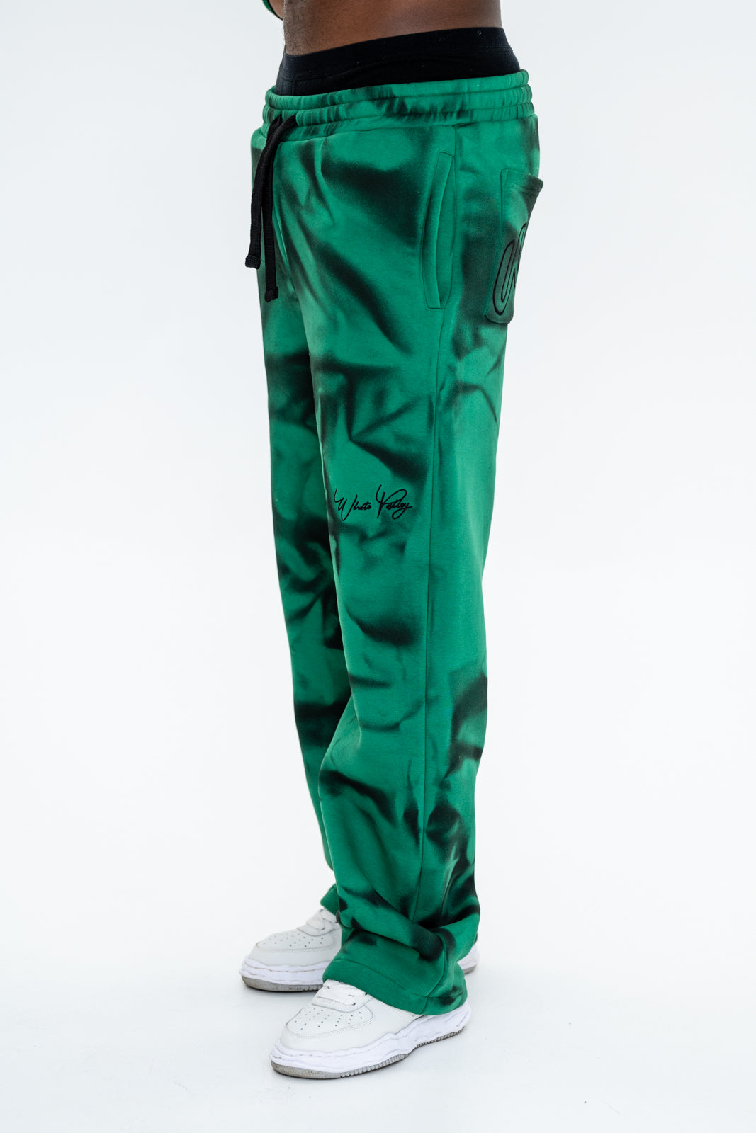 Graffiti Pants Green